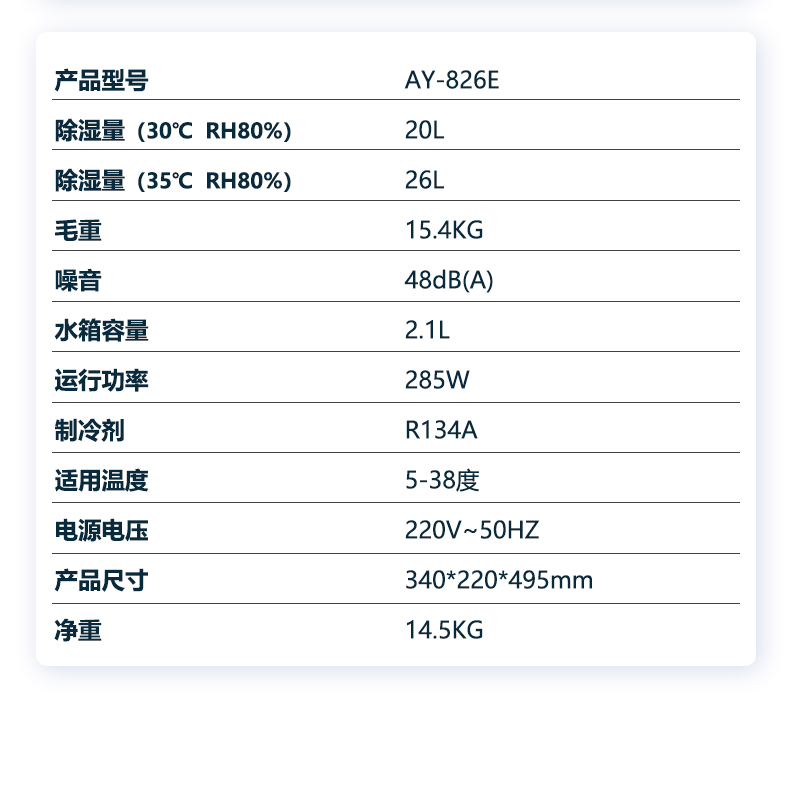 除湿机12