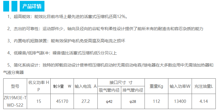 压缩机1