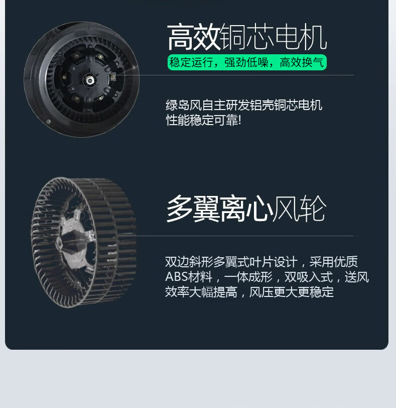 绿岛风超薄除霾新风机35