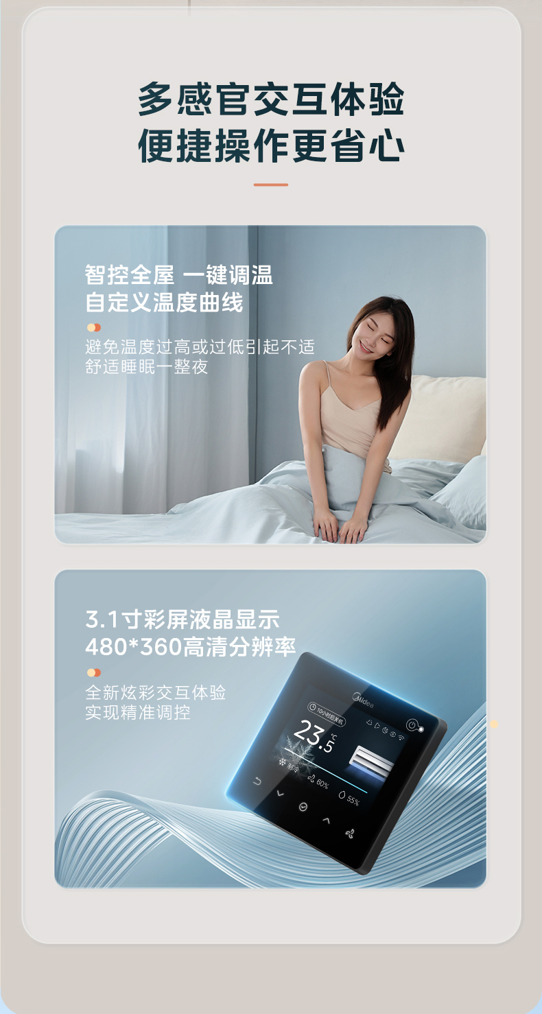 美的6匹空调8