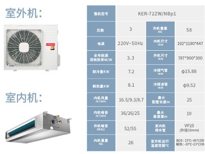 日立中央空调家用商用UX变频系列