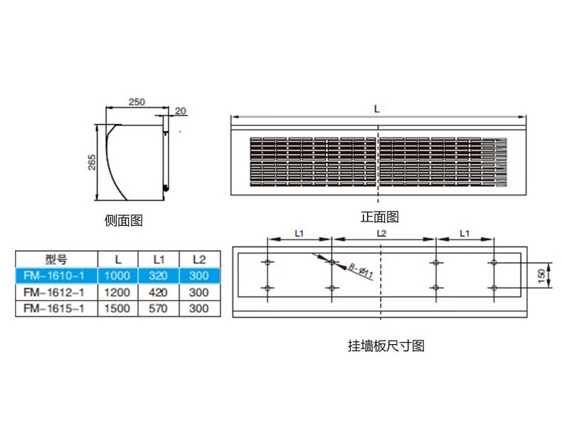 贯流式工业风幕机19