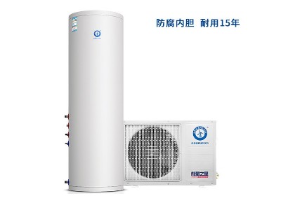纽恩泰空气能热水器家用热泵空气源能量之星系列白色150匹大容量