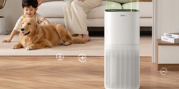 美的宠物消毒空气净化器 正负离子UV杀菌净化除甲醛除过敏原宠物异味