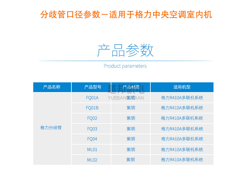 格力适用分歧管-4
