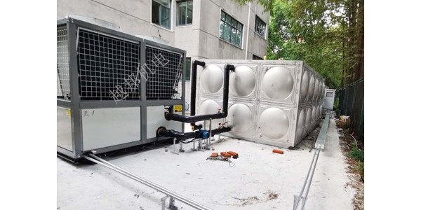 学校空气能中央热水系统安装全流程