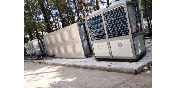 越邦机电纽恩泰空气能安装实拍｜零下15℃也能稳定制热